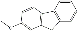 2-METHYLTHIOFLUORENE Structure