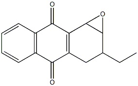 TETRAHYDRO-EPOXY-ETHYLANTHRAQUINONE 구조식 이미지