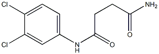 N-(3,4-DICHLOROPHENYL)SUCCINAMIDE 구조식 이미지