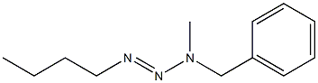 BENZYL-METHYL-N-BUTYLTRIAZENE 구조식 이미지