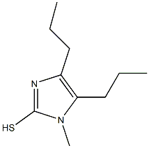 2-MERCAPTO-1-METHYL-4,5-DI-N-PROPYL-IMIDAZOLE 구조식 이미지