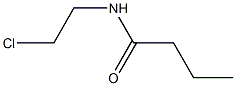 N-(2-CHLOROETHYL)-N-BUTYRAMIDE 구조식 이미지