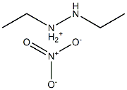 1,2-DIETHYLHYDRAZINIUMNITRATE 구조식 이미지