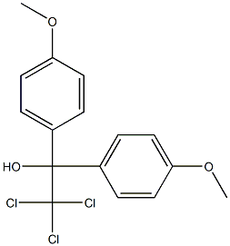 MONOHYDROXYMETHOXYCHLOR 구조식 이미지