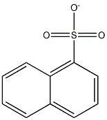 1-NAPHTHALENESULPHONATE 구조식 이미지