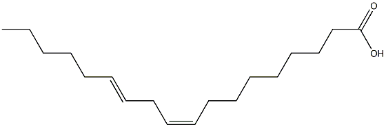 9-CIS,12-TRANS-LINOLEICACID 구조식 이미지