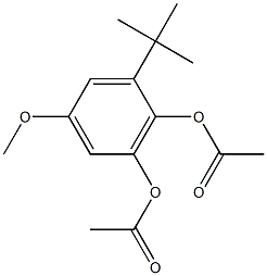 4,5-DIACETOXY-3-TERT-BUTYLANISOLE Structure