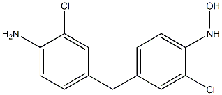 N-HYDROXY-4,4'-METHYLENEBIS(2-CHLOROANILINE) 구조식 이미지