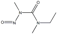 NITROSODIMETHYLETHYLUREA 구조식 이미지