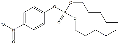 DI-N-PENTYL-4-NITROPHENYLPHOSPHATE Structure