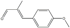 PARA-METHOXY-ALPHA-METHYLCINNAMALDEHYDE Structure