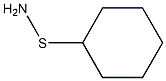 CYCLOHEXYLSULPHENAMIDE 구조식 이미지