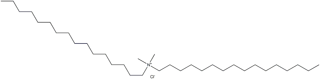 DIMETHYLDICETYLAMMONIUMCHLORIDE 구조식 이미지