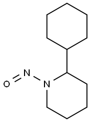 CYCLOHEXYLNITROSOPIPERIDINE 구조식 이미지