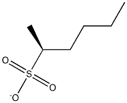 (S)-1-METHYLBUTYLMETHANESULFONATE 구조식 이미지