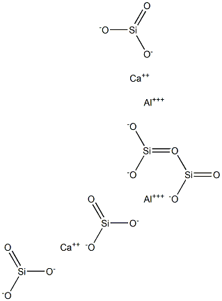 SILICICACID,ALUMINIUMCALCIUMSALT Structure