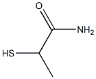 2-MERCAPTOPROPIONAMIDE Structure