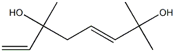 2,6-DIMETHYLOCTA-3,7-DIENE-2,6-DIOL 구조식 이미지