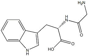 L-GLYCYL-L-TRYPTOPHAN Structure