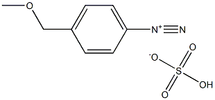 PARA-METHOXYMETHYLBENZENEDIAZONIUMBISULPHATE 구조식 이미지