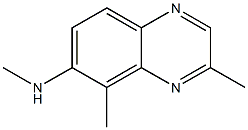 3,5-DIMETHYL-6-METHYL-AMINOQUINOXALINE 구조식 이미지
