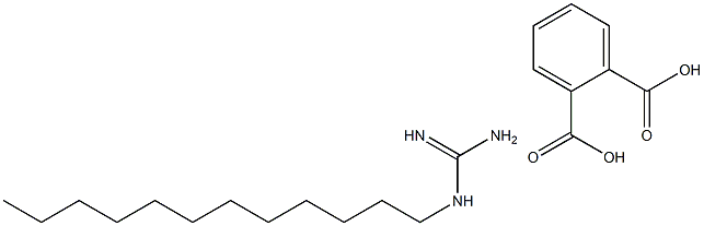 DODECYLGUANIDINEPHTHALATE Structure