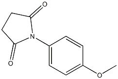 N-(4-METHOXYPHENYL)SUCCINIMIDE 구조식 이미지