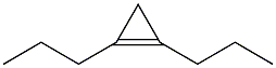 1,2-DIPROPYLCYCLOPROPENE Structure