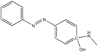 4'-HYDROXY-N-METHYL-4'-AMINOAZOBENZENE 구조식 이미지