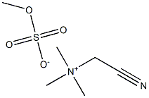 Cyanomethyltrimethylammoniummethylsulfat 구조식 이미지