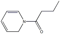1,2-Dihydropyridine, 1-(1-oxobutyl)- 구조식 이미지