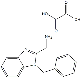 (1-Benzyl-1H-benzoimidazol-2-yl)methylamineoxalicacid 구조식 이미지