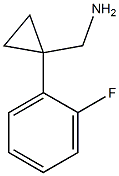 [1-(2-Fluoro-phenyl)cyclopropyl]methylamine 구조식 이미지