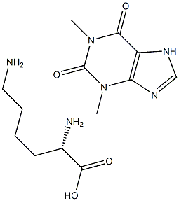 Theophylline lysine Structure