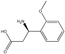 (R)-3-Amino-3-(2-methoxy-phenyl)-propanoic acid 구조식 이미지