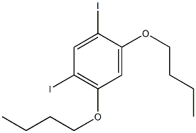 1,5-DIIODO-2,4-DIBUTOXYBENZENE Structure