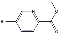 5-Bromo-2-Pyridine carboxylic acid methyl ester 구조식 이미지