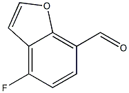 4-Fluorobenzofuran-7-carbaldehyde 구조식 이미지