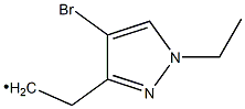 (4-Bromo-1-ethyl-1H-pyrazol-3-ylmethyl)-methyl- 구조식 이미지