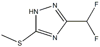 3-Difluoromethyl-5-methylsulfanyl-[1,2,4]triazol- Structure
