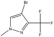 4-Bromo-2-methyl-5-trifluoromethyl-2H-pyrazole- 구조식 이미지