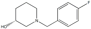 (3R)-1-(4-fluorobenzyl)piperidin-3-ol 구조식 이미지