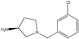 (3S)-1-(3-chlorobenzyl)pyrrolidin-3-amine Structure