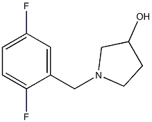 1-(2,5-difluorobenzyl)pyrrolidin-3-ol Structure