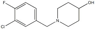 1-(3-chloro-4-fluorobenzyl)piperidin-4-ol Structure