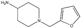1-(furan-2-ylmethyl)piperidin-4-amine 구조식 이미지