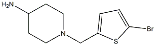 1-[(5-bromothiophen-2-yl)methyl]piperidin-4-amine Structure