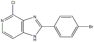 2-(4-bromophenyl)-4-chloro-1H-imidazo[4,5-c]pyridine 구조식 이미지