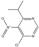 4-chloro-6-(1-methylethyl)-5-nitropyrimidine 구조식 이미지