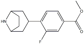 methyl 4-(8-azabicyclo[3.2.1]oct-3-yl)-3-fluorobenzoate Structure